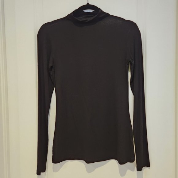 2 FOR $15! Dynamite Long Sleeve Turtleneck/Mock Neck | Black | Sz S - Picture 2 of 9